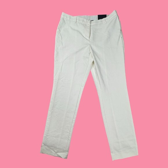 Rafaella BRAND NEW White Pants Size‎ 10 - Picture 1 of 11